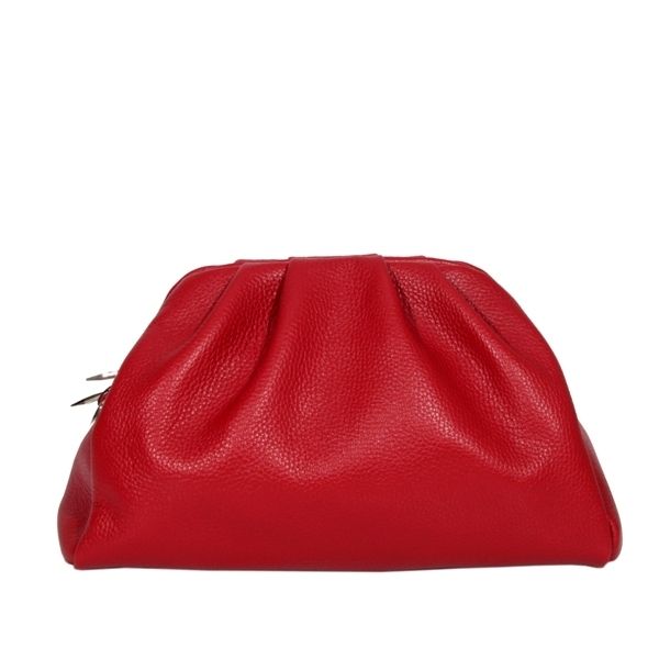 Женская кожаная сумка МІС 2713 красная