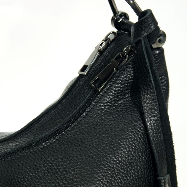 Женская кожаная сумка МІС 2639 черная