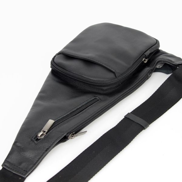 Мужская сумка-слинг Vesson 4756 черная