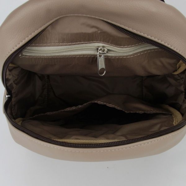 Жіночий рюкзак міський МІС 36228 бежевий