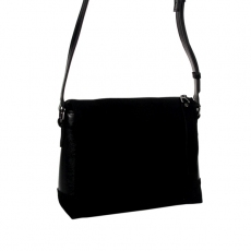 Женская замшевая сумка МІС 0746 черная