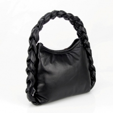 Жіноча шкіряна сумка МІС 2734 чорна