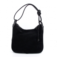 Женская замшевая сумка MIC 0771 черная