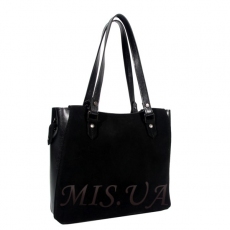Женская замшевая сумка МIС 0730 чернная