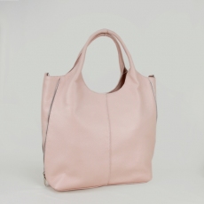 Жіноча  шкіряна сумка МІС 2742 рожева