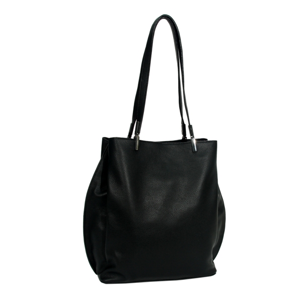 Женская кожаная сумка 2549 черная