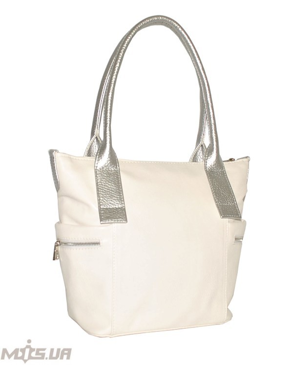 Жіноча сумка 35586 -1с біла - комбінована