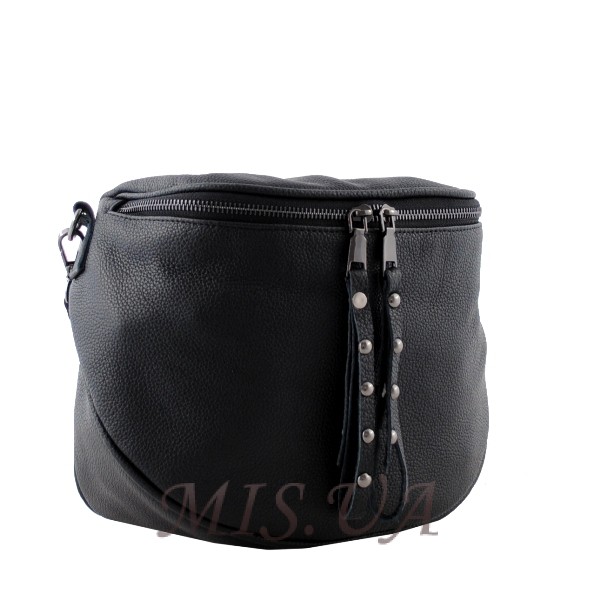 Женская кожаная сумка MIC 2591 черная